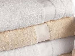 CLASSIC COLORS 22X44 6.50LBS DYED BEIGE S/CAM TERRY BATH TOWEL