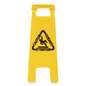 Site Safety Wet Floor Sign – 2-Sided – Yellow – 1/Case