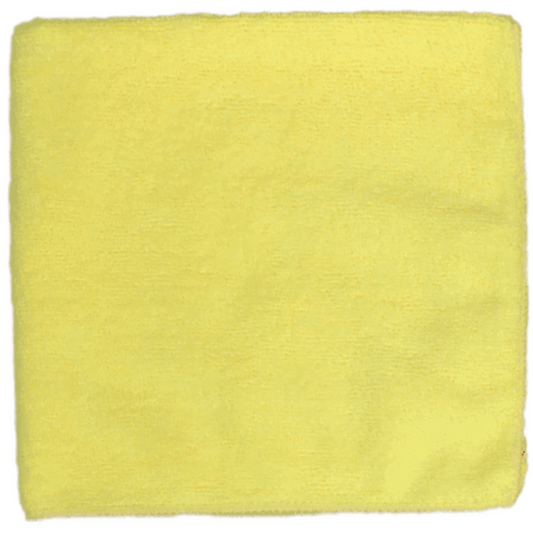 Solid Yellow Microfiber 80% Polyester 20% Polyamide, Solid Color