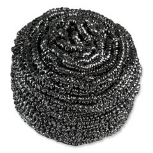 Stainless Steel Scrubber – Silver – 72/Case