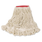 Super Stitch Mop Head – Large – Red/White – Cotton/Synthetic – 6/Case