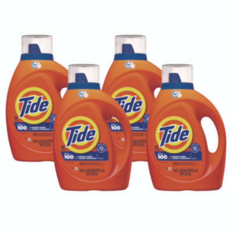Tide HE Laundry Detergent, Original Scent, 84 oz – 4 Casepack