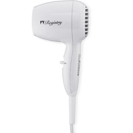 Registry 1600-Watt Handheld Hair Dryer, White