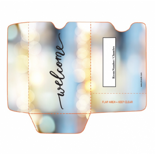 “Welcome” Keycard Sleeves – 500ct
