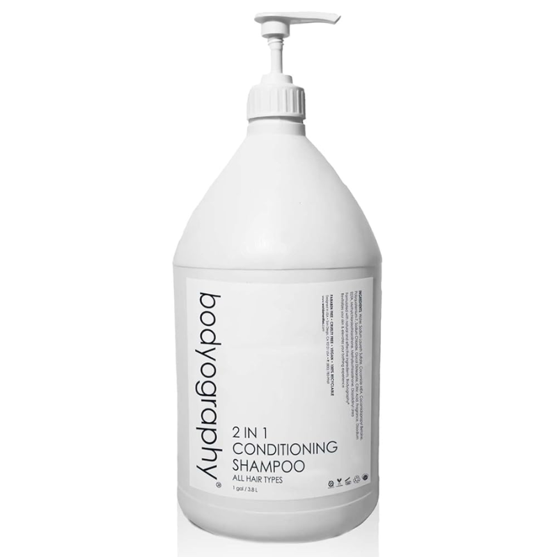 Bodyography 2-in-1 Conditioning Shampoo, 1 gal, 4 case pack