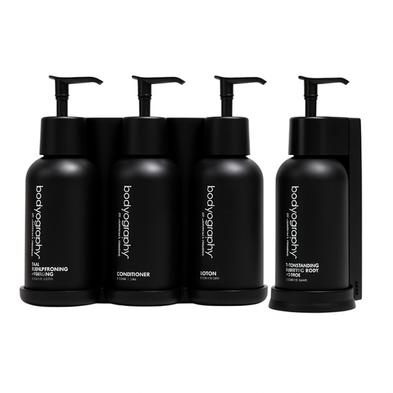 EcoEclipse Dispenser "Lotion" – 8oz Black Bottle – bodyography – 200 Case Pack