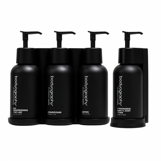 EcoEclipse Dispenser "Conditioner" – 8oz Black Bottle – bodyography – 200 Case Pack