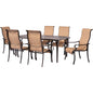Hanover Brigantine 7-pc Dining Set (Alum. Table + 6 Sling Chairs)22