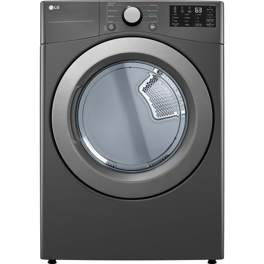 LG 7.4 CF Ultra Large Capacity Electric Dryer with Sensor Dry, NFC Tag On,Laundry
