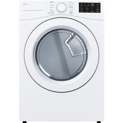 LG 7.4 CF Ultra Large Capacity Electric Dryer with Sensor Dry, NFC Tag On,Laundry