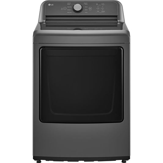 LG7.3 CF Electric Dryer, Sensor Dry, NeverRust Stainless Steel DrumDLE6100M