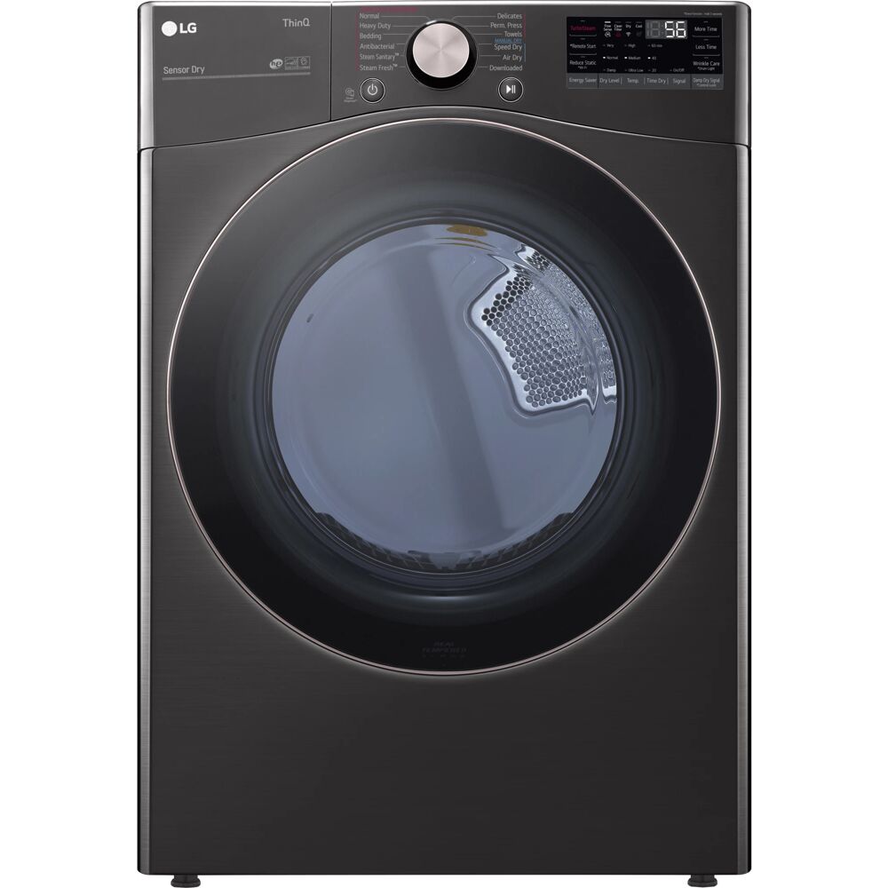 LG 7.4 CF Ultra Large Capacity Electric Dryer w/Sensor Dry, Truesteam,Wi-Fi,Laundry