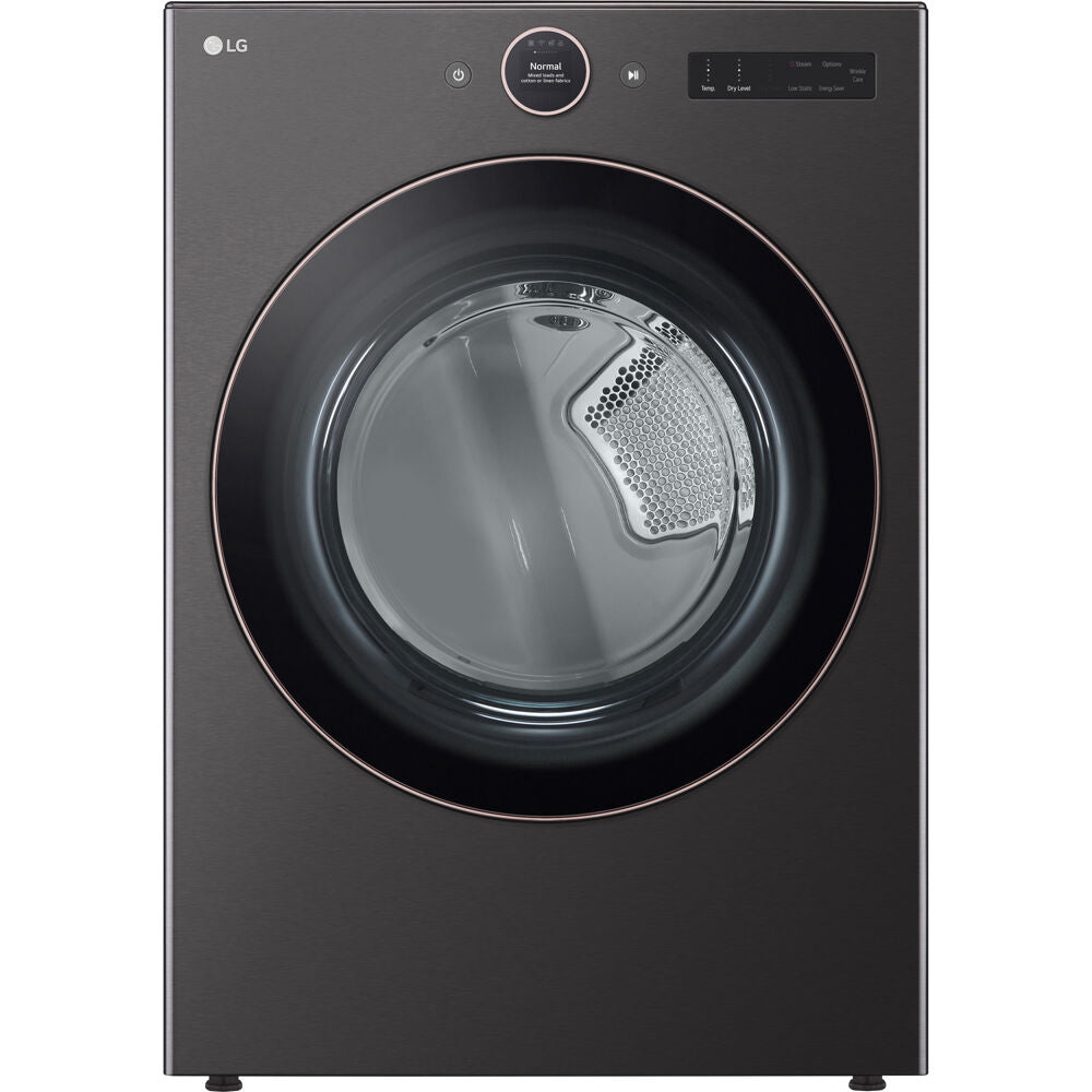 LG7.4 CF Ultra Large Capacity Electric Dryer w/ Sensor Dry and TurboSteamDLEX6500B
