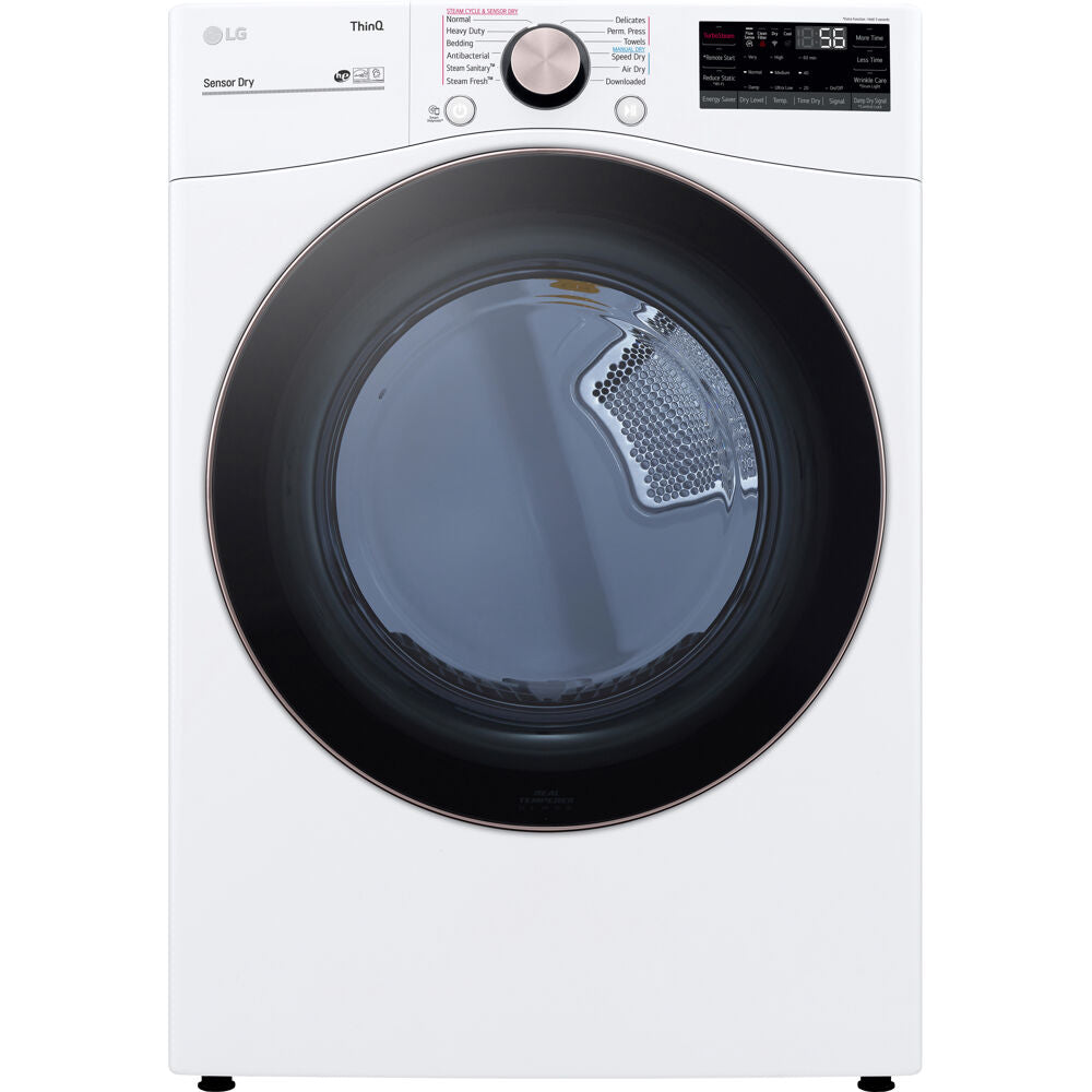 LG 7.4 CF Ultra Large Capacity Gas Dryer w/ Sensor Dry, Truesteam, Wi-Fi,Laundry