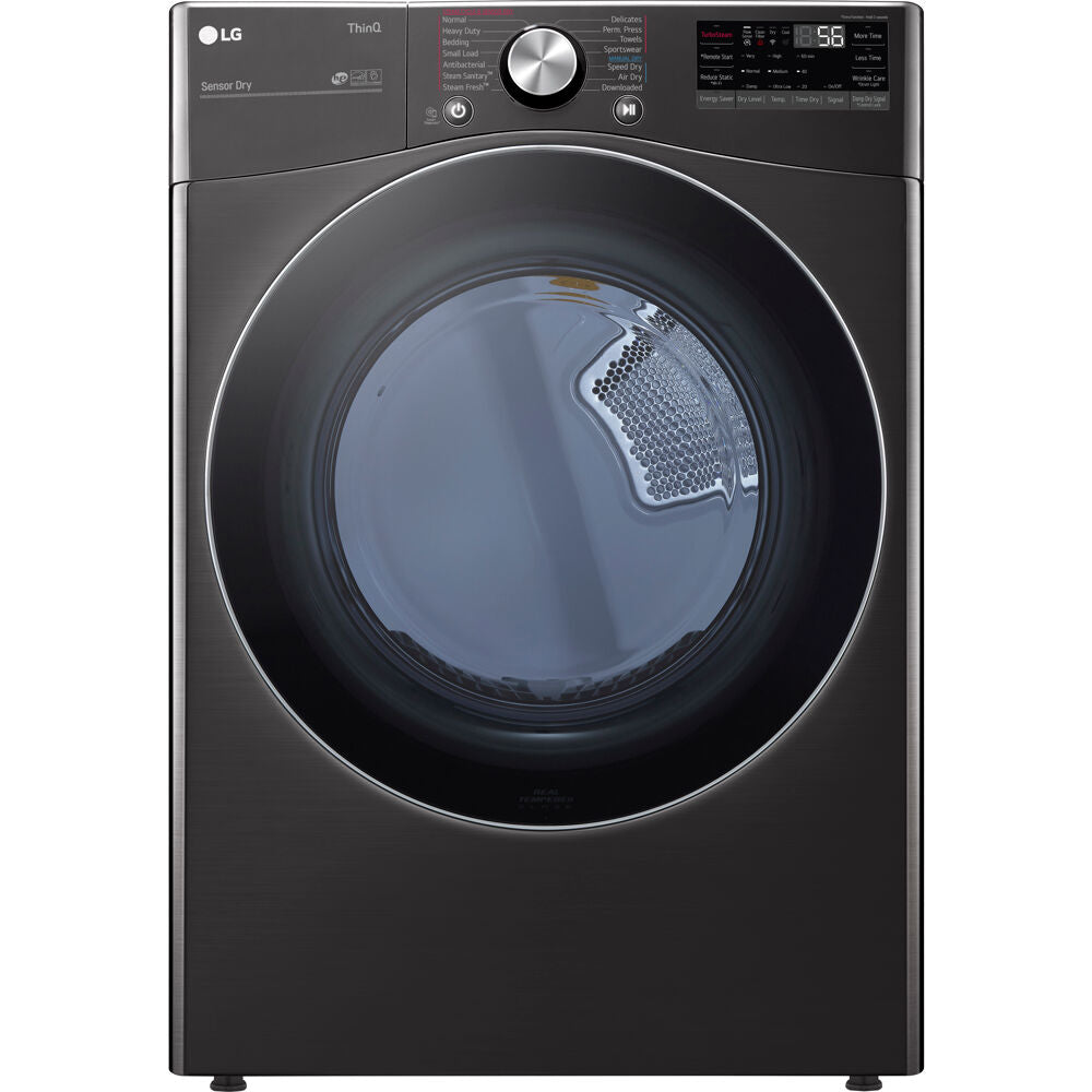 LG 7.4 CF Ultra Large Capacity G Dryer w/ Sensor Dry, TurboSteam, Wi-Fi,Laundry