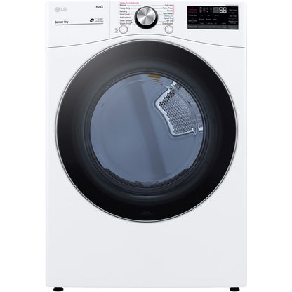 LG 7.4 CF Ultra Large Capacity G Dryer w/ Sensor Dry, TurboSteam, Wi-Fi,Laundry