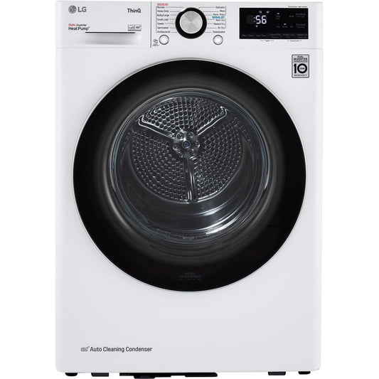 LG4.2 CF / 24" Compact Electric Dryer, ThinQDLHC1455W