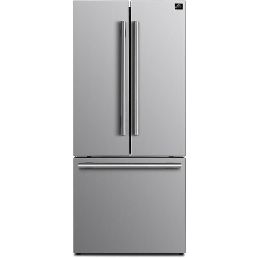 30 CF French Door Refrigerator, Ice Maker