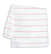 16X28 21OZ RED STRIPE GLASS TOWEL 50DOZ/BALE ( GT21-R )