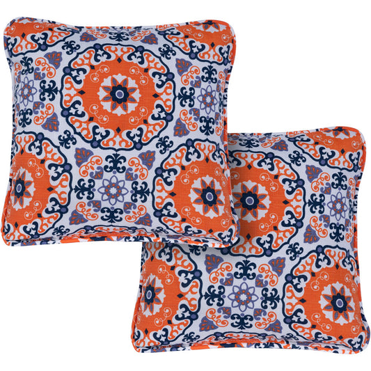 Hanover Hanover Toss Pillow Medallion Pattern Set of 2474