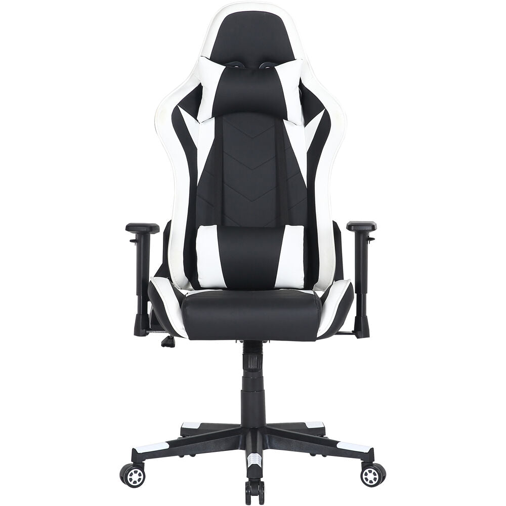 Hanover Hanover Commando Gas Lift 2-Tone Gaming Chair, Faux Leather, NO Cushions