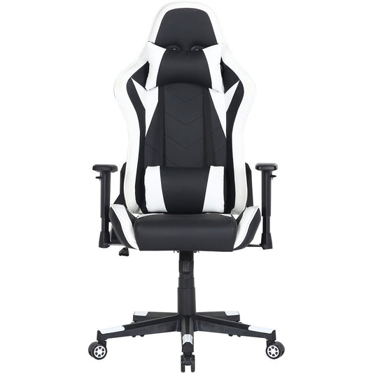 Hanover Hanover Commando Gas Lift 2-Tone Gaming Chair, Faux Leather, NO Cushions