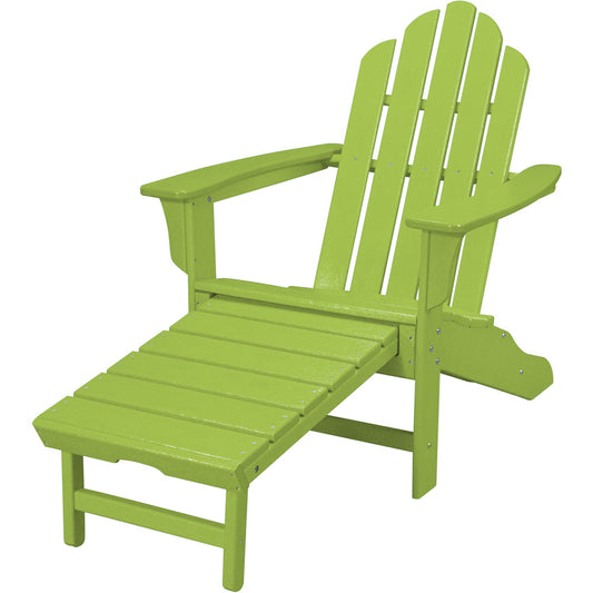 Hanover Hanover All-Weather Adirondack Chair w/ Attached Ottoman417