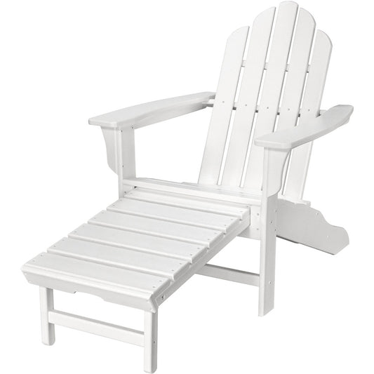 Hanover Hanover All-Weather Adirondack Chair w/ Attached Ottoman418