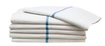 15X26 21 OZ GREEN STRIPE HERRINGBONE KITCHEN TOWEL