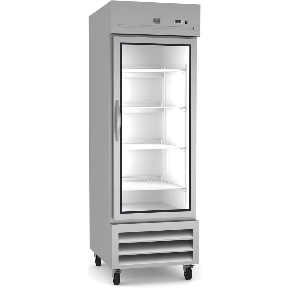 SINGLE GLASS DOOR REACH IN REFRIG