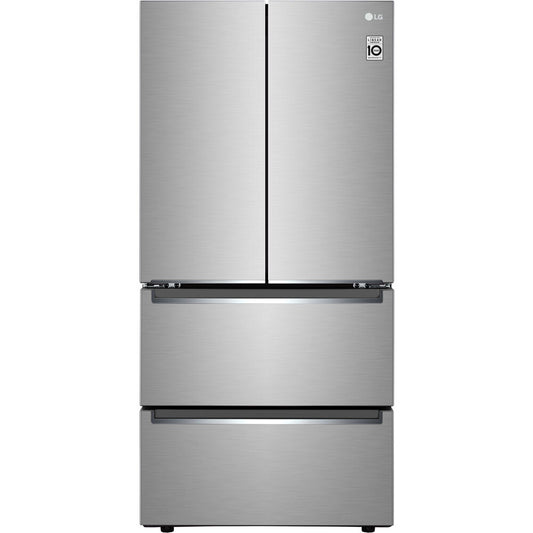 19 CF 4-Door Counter Depth French Door Refrigerator, 33"