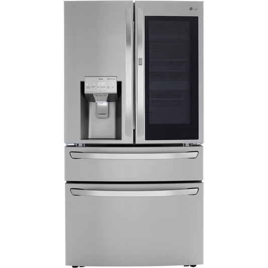 23 CF Counter-Depth 4-Door Refrig,InstaView DID,Craft Ice,Full Convert
