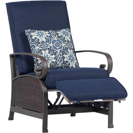 Hanover Madrid Deep Seating Wicker Recliner349