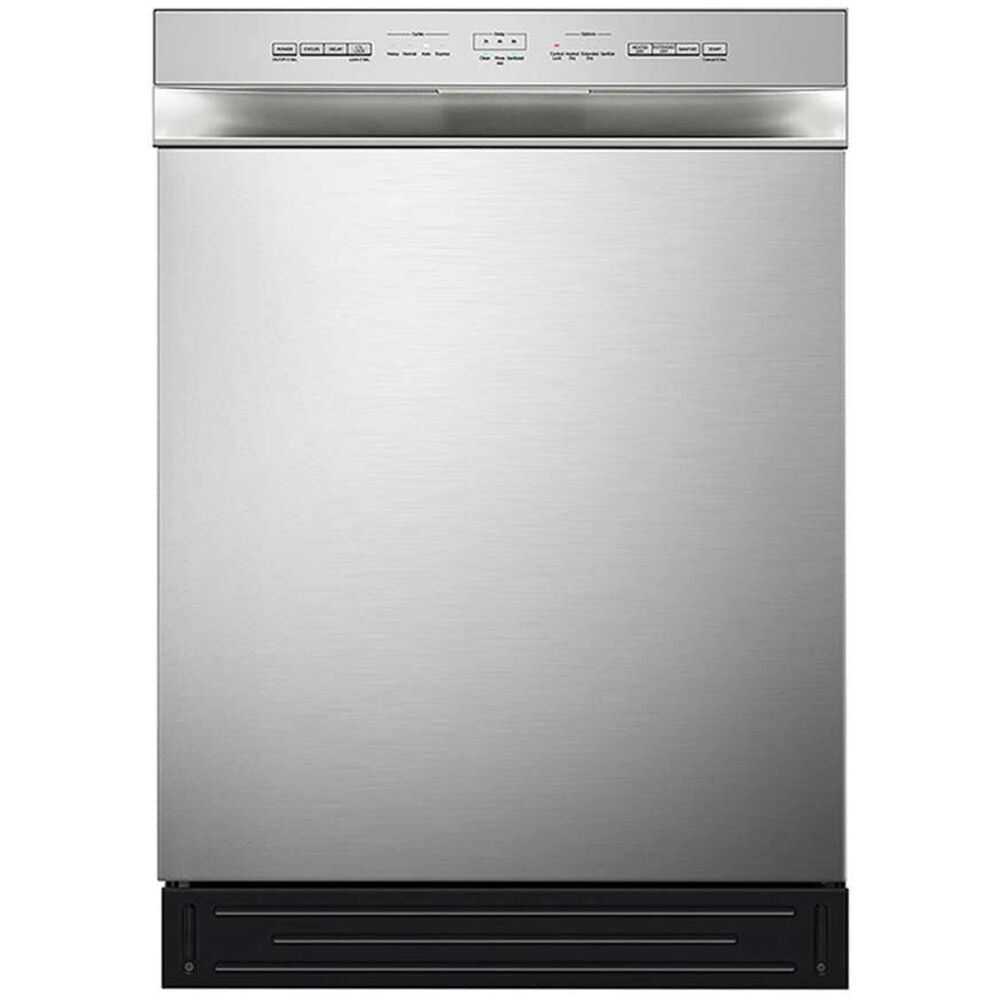 Midea 24" Front Control Dishwasher, 52 dBA, Hybrid Tub