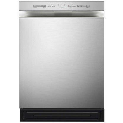 Midea 24" Front Control Dishwasher, 52 dBA, Hybrid Tub