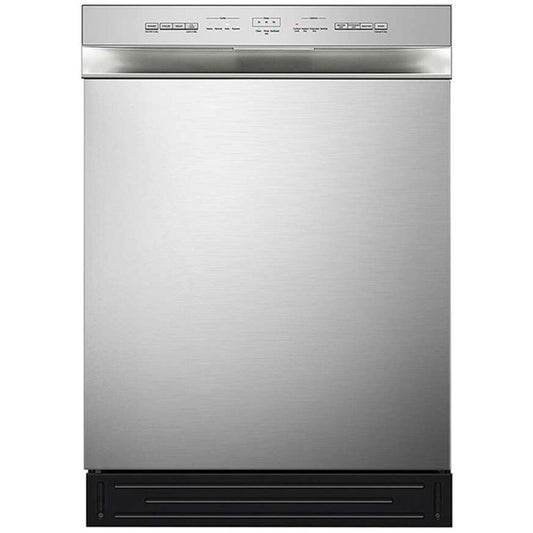 Midea 24" Front Control Dishwasher, 52 dBA, Hybrid Tub