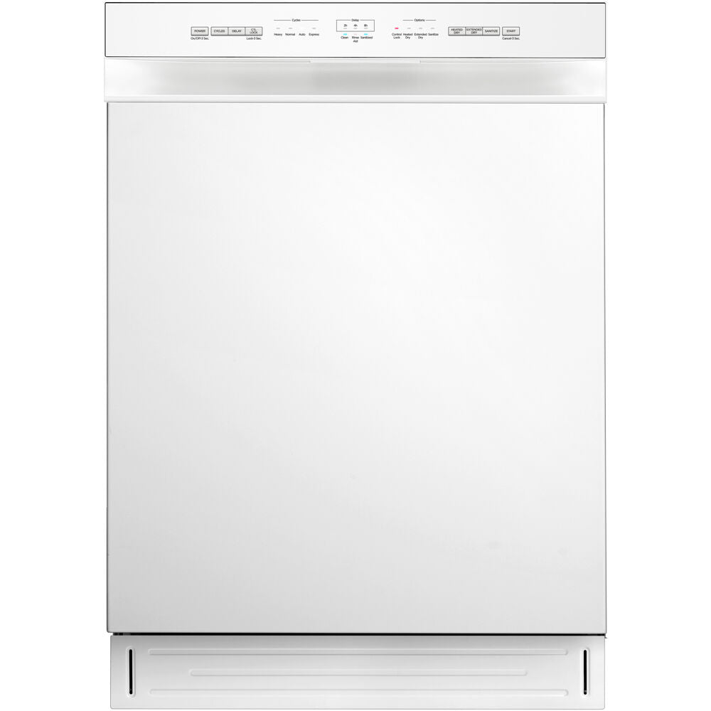 Midea 24" Front Control Dishwasher, 52 dBA, Hybrid Tub