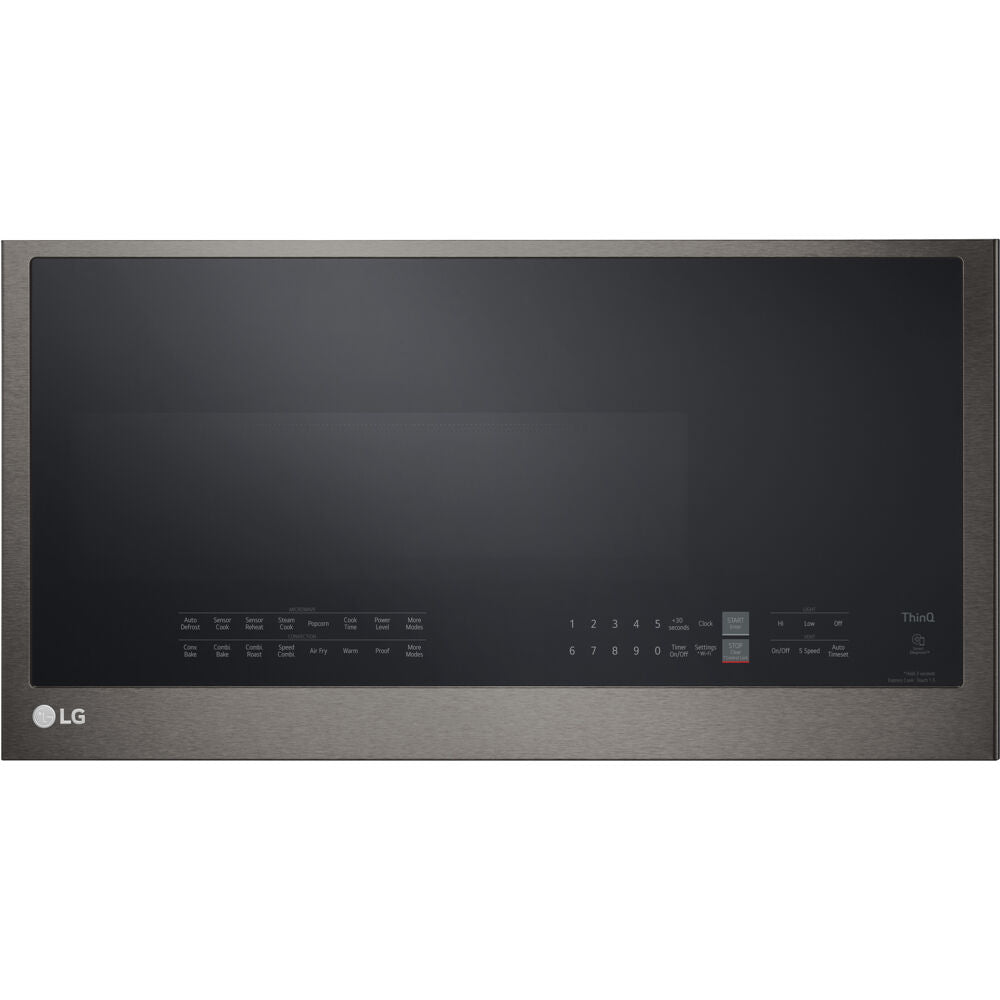 LG 1.7 CF OTR Microwave, Bottom Control, Sensor, Air Fry, ThinQ