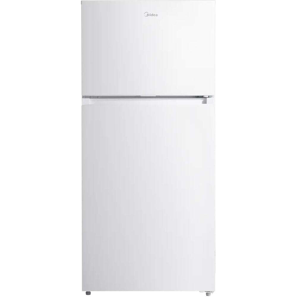 14 CF Top Mount Refrigerator, Glass Shelves, Ice Maker Ready, ESTAR