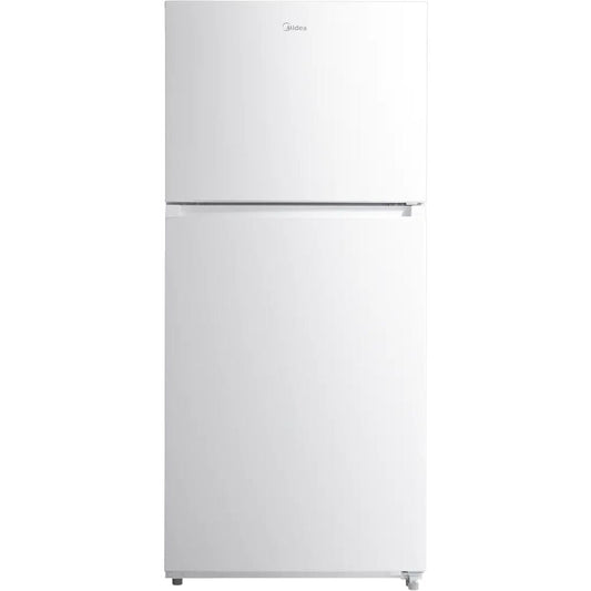 21 CF Top Mount Refrigerator, Glass Shelves, Ice Maker Ready, ESTAR