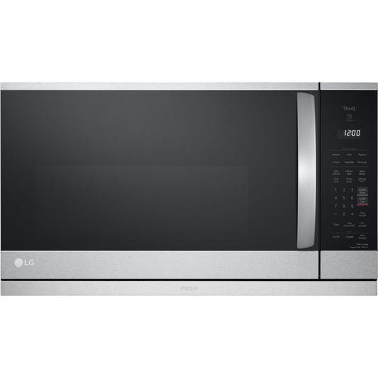 LG 2.1 CF OTR Microwave, ExtendaVent, 400 CFM, Sensor, ThinQ, EasyClean