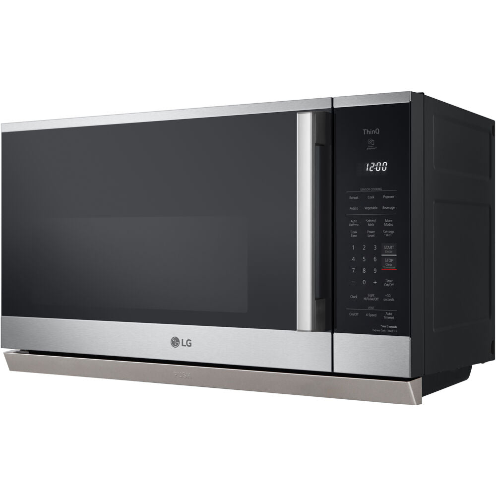 LG 2.1 CF OTR with ExtendaVent, 400 CFM, Sensor, ThinQ,EasyClean,New Handle