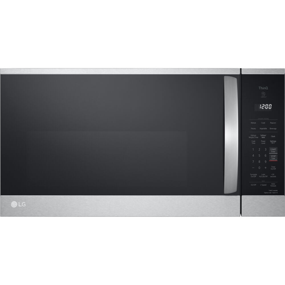 LG 1.8 CF Over-the-Range Microwave, 300 CFM, Sensor, ThinQ, EasyClean