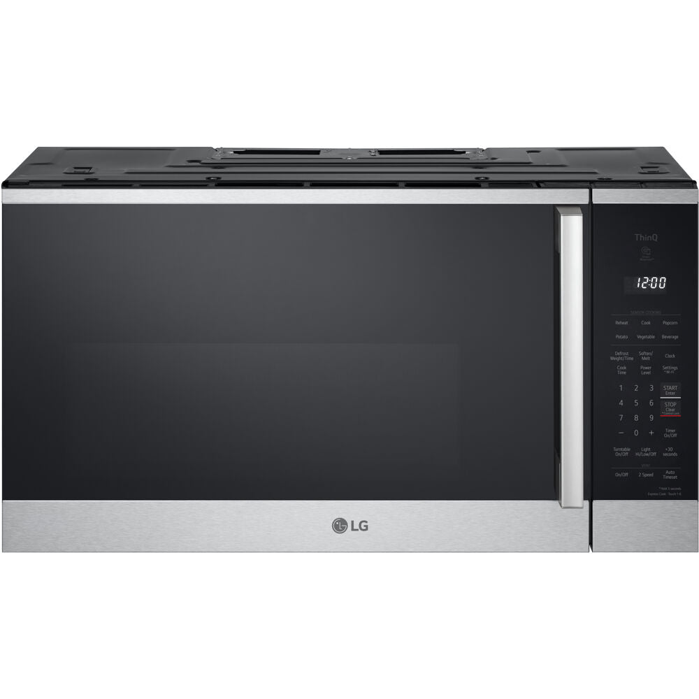 LG 1.8 CF Over-the-Range Microwave, 300 CFM, ThinQ, EasyClean, New Handle