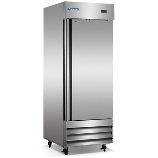 23 Cuft. Up Right Reach-In Refrigerator with Solid Door