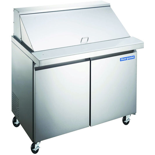 2 Door Mega Top Sandwich and Salad Prep Table 36"