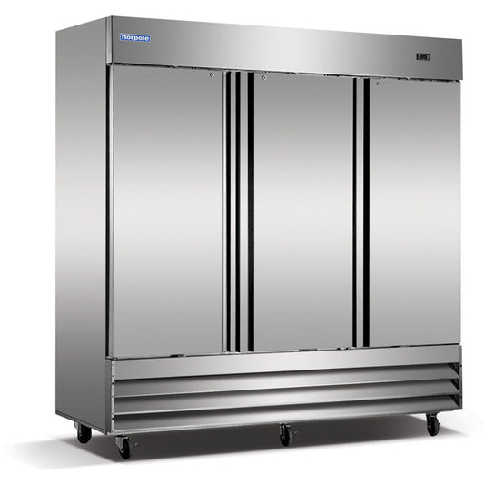 72 Cuft. Up Right Reach-In Refrigerator with Solid Doors