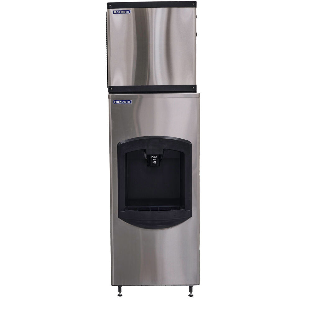 350 lb ice dispensing bin