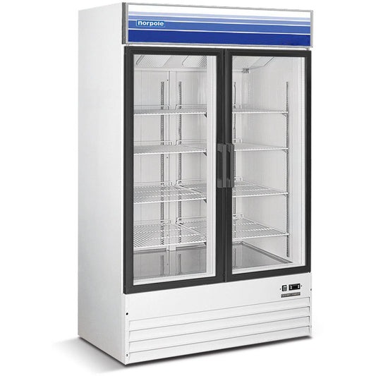 45 Cuft. Double Door Merchandiser Refrigerator swing door