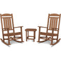 Hanover Hanover All-Weather Porch Rocker Set: 2 Porch Rockers and Side Table437